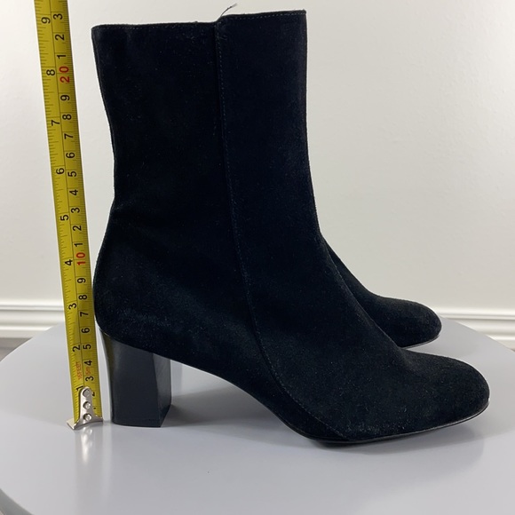 New Robert Clergerie Suede Heeled Boots - Size 6 - Picture 6 of 8